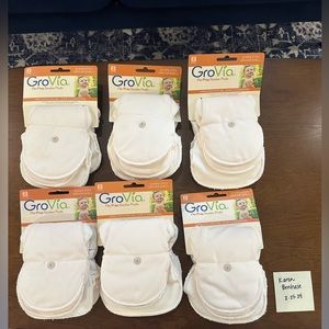 GroVia No-Prep Soaker Pads *NEW* 6 packs of 2 (12 pads total)